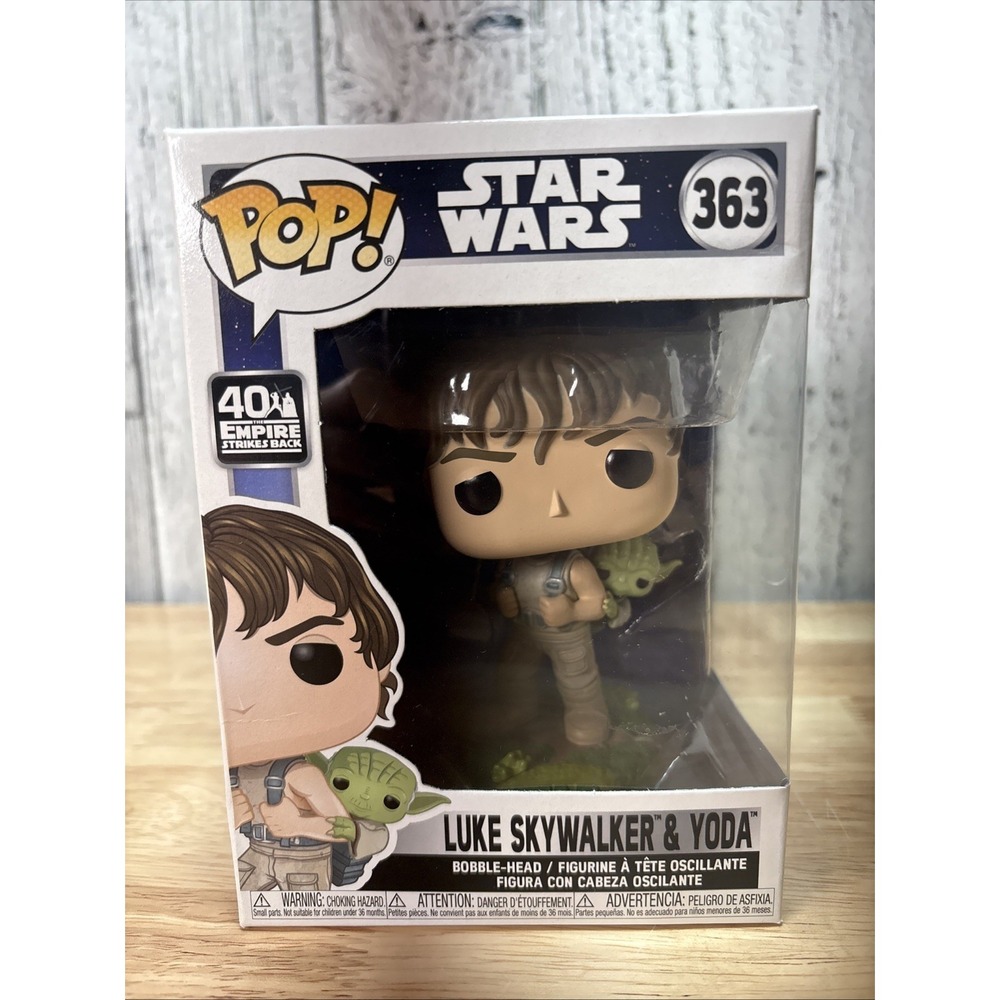 Luke Skywalker & Yoda 363 ~ Star Wars: The Empire Strikes Back ~ Funko Pop Vinyl - Picture 2 of 7